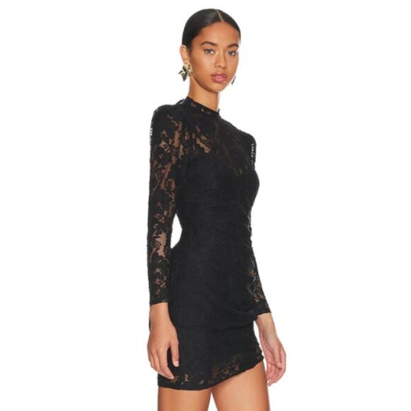 Lovers and Friends Turner Mini Dress in Black Lace NWT Size Small - Picture 2 of 3